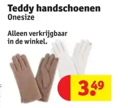 Kruidvat Teddy handschoenen aanbieding