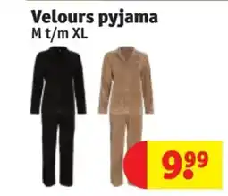 Kruidvat Velours pyjama aanbieding