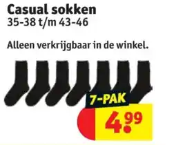 Kruidvat Casual sokken aanbieding