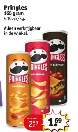 Kruidvat Pringles aanbieding