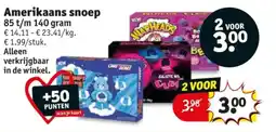 Kruidvat Amerikaans snoep aanbieding
