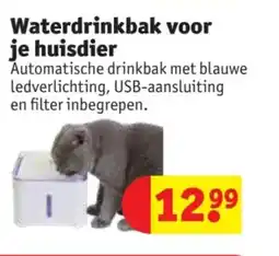 Kruidvat Waterdrinkbak voor je huisdier aanbieding