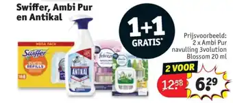 Kruidvat Swiffer Ambi Pur en Antikal aanbieding