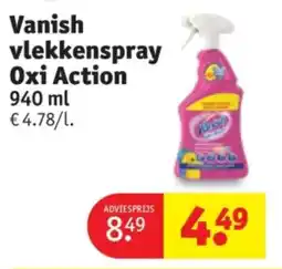 Kruidvat Vanish vlekkenspray Oxi Action aanbieding