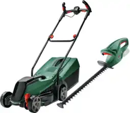 Coolblue Bosch CityMower 18V-32 avec Batterie 4,0Ah + Bosch EasyHedgeCut 18-45 Li (Sans Batterie) aanbieding