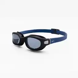 Decathlon Zwembril maat L - Soft zwart blauw blauw getint aanbieding