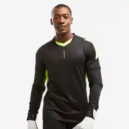 Decathlon Keepersshirt voor voetbal voor volwassenen F500 zwart aanbieding