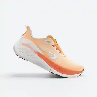 Decathlon Hardloopschoenen voor asfalt heren KS900 Support geel rood aanbieding