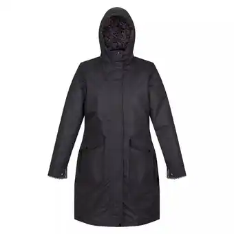 Decathlon Dames Romine Waterdichte Parka (Zwart) aanbieding