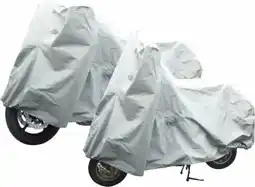 Decathlon Beschemingshoes Fiets/Motor Zilvergrijs 246x127cm aanbieding