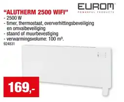 Hubo EUROM ALUTHERM 2500 WIFI❞ aanbieding