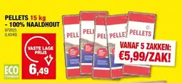 Hubo BG pellets naaldhout 15kg aanbieding