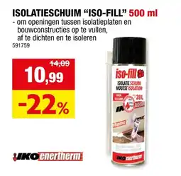 Hubo Iko Enertherm isolatieschuim 500ml aanbieding