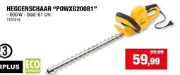 Hubo Powerplus POWXG20081 elektrische heggenschaar 600W 61cm aanbieding