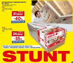Hubo Iko Enertherm Multi-Fit isolatieplaat 120x60x8 cm R3,6 3,6m² aanbieding