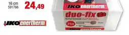 Hubo Iko Enertherm Duo-fix bevestigingsset 16cm 25 stuks aanbieding