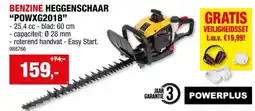 Hubo Powerplus POWXG2018 benzine heggenschaar 25,4cc 64cm aanbieding