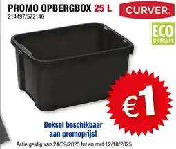 Hubo Sunware Nesta opbergbox 24l zwart aanbieding
