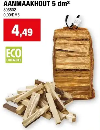 Hubo FireLand aanmaakhout 5dm³ aanbieding