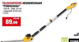 Hubo Powerplus POWXG2044 elektrische heggenschaar telescopisch 550W 55cm aanbieding