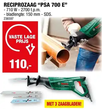Hubo RECIPROZAAG PSA 700 E❞ aanbieding