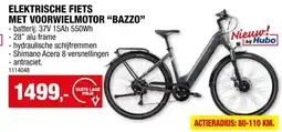 Hubo ELEKTRISCHE FIETS MET VOORWIELMOTOR BAZZO aanbieding