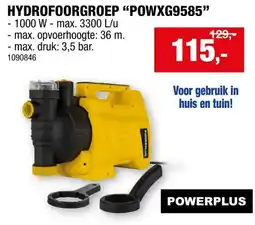 Hubo Powerplus hydrofoorpomp 1000W - Huis en Tuin aanbieding