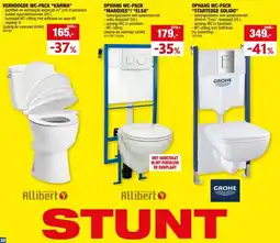 Hubo GROHE Start Edge Solido WC-pack aanbieding