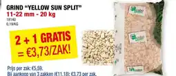 Hubo Yellow Sun grind 11-22 mm 20kg lichtgeel aanbieding