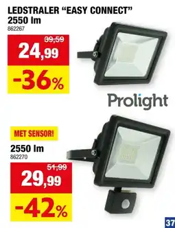 Hubo Prolight Easy Connect LED straler 30W aanbieding