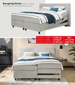 Woonsquare Boxspring Venice aanbieding