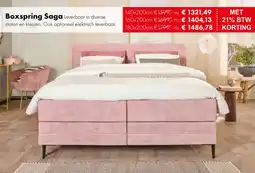 Woonsquare Boxspring Saga aanbieding