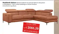 Woonsquare Hoekbank Sahara aanbieding