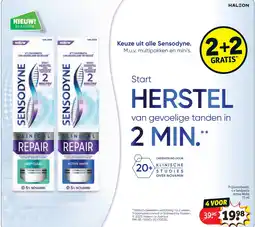 Kruidvat 4 x tandpasta Active White 75 ml aanbieding