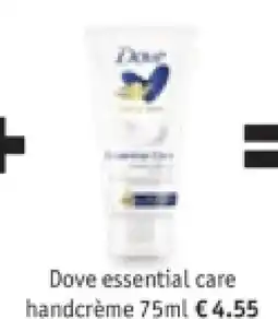 Kruidvat Dove essential care handcrème 75ml aanbieding