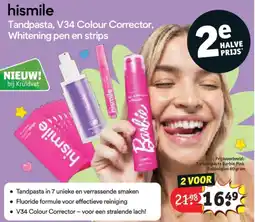 Kruidvat 2 x tandpasta Barbie Pink Bubbelgum 60 gram aanbieding