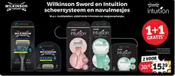 Kruidvat 2x Intuition 2-in1 Sensitive Scheersysteem aanbieding