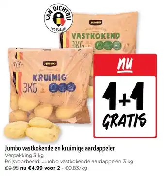 Jumbo Jumbo vastkokende en kruimige aardappelen aanbieding