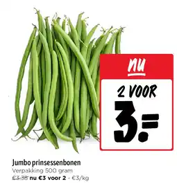 Jumbo Jumbo prinsessenbonen aanbieding