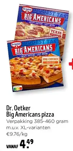 Jumbo Dr. Oetker Big Americans pizza aanbieding