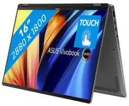Coolblue ASUS Vivobook 16 Flip OLED Copilot+ TP3607SH-RJ043W Azerty aanbieding
