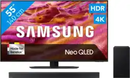 Coolblue Samsung 55 Neo QLED QN90F 4K (2025) + Samsung HW-Q600F (2025) aanbieding
