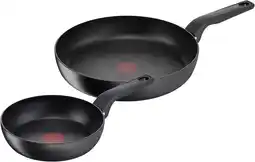 Coolblue Tefal Hard Titanium Pro Koekenpannenset 24 + 28 cm aanbieding