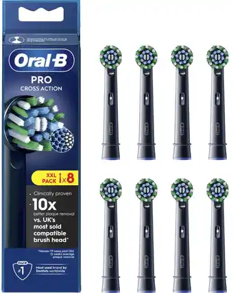 Coolblue Oral-B Pro Cross Action Zwart (8 stuks) aanbieding
