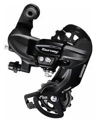 Decathlon SHIMANO Rear Derailleur Tourney RD-TY300 6/7V SGS Black (Direct-Mount) aanbieding