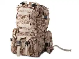 Decathlon Rugzak Tactisch Survival camouflage wandelen 48,5 Liter Fiets aanbieding