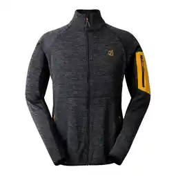 Decathlon Heren Torrek Fleece Top (Zwart/Woestijnzon) aanbieding