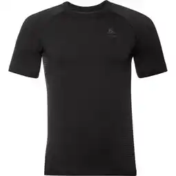 Decathlon Odlo Performance Warm Eco Korte Mouw Jersey Zwart aanbieding