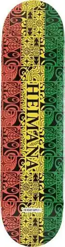 Decathlon Heart Supply Heimana Reynolds Pro Skateboard Deck - 8.25 - Tribal Rasta aanbieding