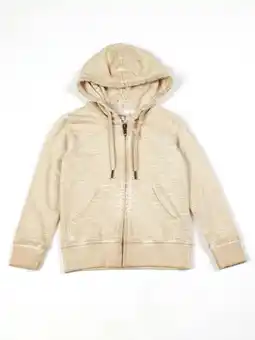 Decathlon Leone Lace katoenen sweatshirt met rits voor meisjes aanbieding